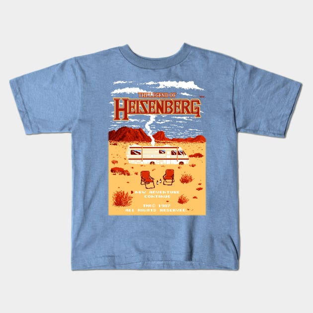 The Legend of Heisenberg Kids T-Shirt by FilippoMorini